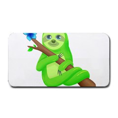 Sloth Branch Cartoon Fantasy Medium Bar Mat