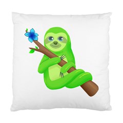 Sloth Branch Cartoon Fantasy Standard Cushion Case (One Side)