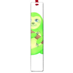 Sloth Branch Cartoon Fantasy Large Book Marks