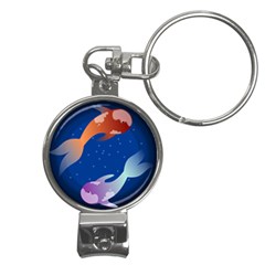 Koi Fish Carp Water Nature Animal Nail Clippers Key Chain by Semog4