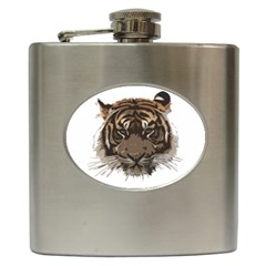 Tiger Comic Cartoon Animal Hip Flask (6 Oz) by Semog4