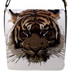 Tiger Comic Cartoon Animal Flap Closure Messenger Bag (s) by Semog4