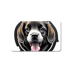 Dog Animal Puppy Pooch Pet Magnet (name Card) by Semog4