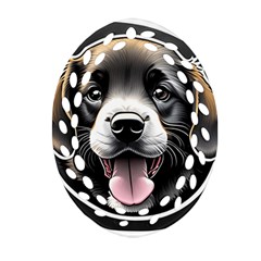Dog Animal Puppy Pooch Pet Oval Filigree Ornament (two Sides) by Semog4