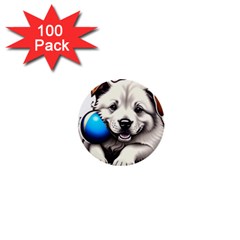 Dog Animal Pet Puppy Pooch 1  Mini Buttons (100 Pack)  by Semog4