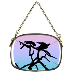 Birds Bird Vultures Tree Branches Chain Purse (one Side)