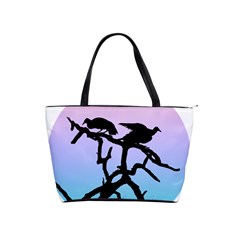 Birds Bird Vultures Tree Branches Classic Shoulder Handbag