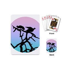 Birds Bird Vultures Tree Branches Playing Cards Single Design (mini)