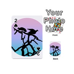 Birds Bird Vultures Tree Branches Playing Cards 54 Designs (mini) by Semog4