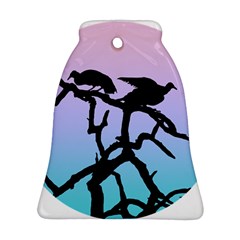 Birds Bird Vultures Tree Branches Ornament (bell)