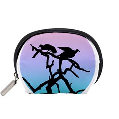 Birds Bird Vultures Tree Branches Accessory Pouch (small)