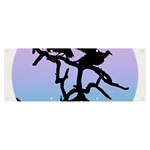 Birds Bird Vultures Tree Branches Banner and Sign 8  x 3  Front