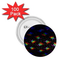 Rainbows Pixel Pattern 1 75  Buttons (100 Pack) 