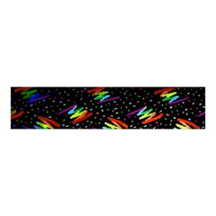 Rainbows Pixel Pattern Velvet Scrunchie