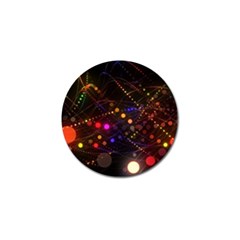 Abstract Light Star Design Laser Light Emitting Diode Golf Ball Marker (10 Pack)