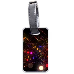 Abstract Light Star Design Laser Light Emitting Diode Luggage Tag (one Side) by Semog4