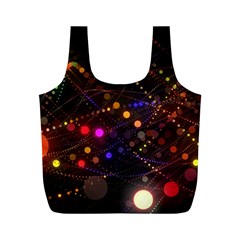 Abstract Light Star Design Laser Light Emitting Diode Full Print Recycle Bag (m) by Semog4