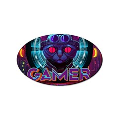 Gamer Life Sticker (oval)