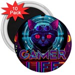 Gamer Life 3  Magnets (10 pack)  Front