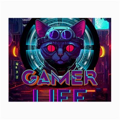 Gamer Life Small Glasses Cloth (2 Sides) by minxprints