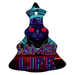 Gamer Life Christmas Tree Ornament (two Sides) by minxprints