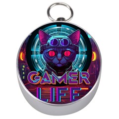 Gamer Life Silver Compasses by minxprints