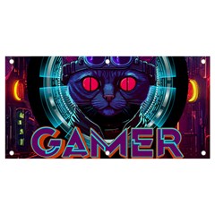 Gamer Life Banner And Sign 4  X 2 