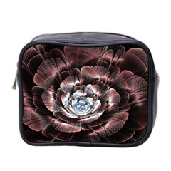 Flower Fractal Art Cool Petal Abstract Mini Toiletries Bag (two Sides) by Semog4