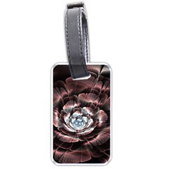 Flower Fractal Art Cool Petal Abstract Luggage Tag (one Side) by Semog4