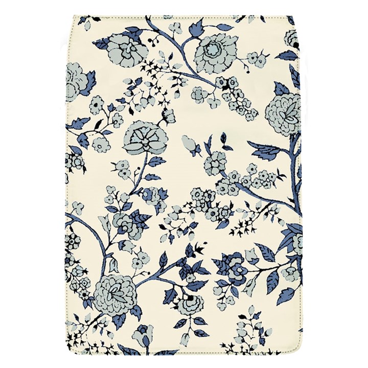 Vintage Background Blue Roses Rose Pattern Retro Removable Flap Cover (S)