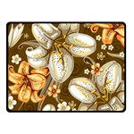 Flowers Pattern Floral Patterns Decorative Art Fleece Blanket (Small) 50 x40  Blanket Front