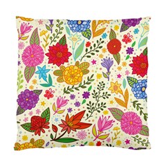 Colorful Flowers Pattern Abstract Patterns Floral Patterns Standard Cushion Case (two Sides) by Semog4