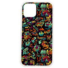 Cartoon Monster Pattern Abstract Background Iphone 12 Pro Max Tpu Uv Print Case