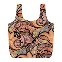 Colorful Paisley Background Artwork Paisley Patterns Full Print Recycle Bag (l) by Semog4