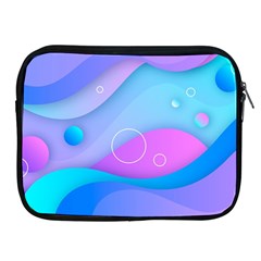 Colorful Blue Purple Wave Apple Ipad 2/3/4 Zipper Cases by Semog4