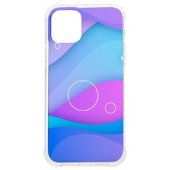 Colorful Blue Purple Wave Iphone 12/12 Pro Tpu Uv Print Case by Semog4