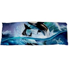 Orca Wave Water Underwater Sky Body Pillow Case (dakimakura) by Semog4