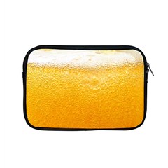 Texture Pattern Macro Glass Of Beer Foam White Yellow Apple Macbook Pro 15  Zipper Case by Semog4