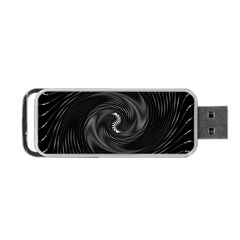 Abstract Mandala Twirl Portable Usb Flash (one Side) by Semog4