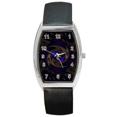 Manadala Twirl Abstract Barrel Style Metal Watch by Semog4