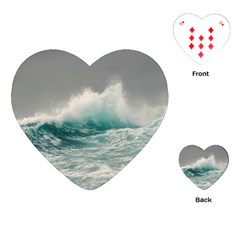 Big Storm Wave Playing Cards Single Design (heart) by Semog4