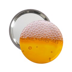 Beer Texture Liquid Bubbles 2 25  Handbag Mirrors by Semog4
