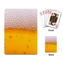 Beer Texture Liquid Bubbles Playing Cards Single Design (rectangle) by Semog4