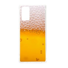Beer Texture Liquid Bubbles Samsung Galaxy Note 20 Tpu Uv Case by Semog4