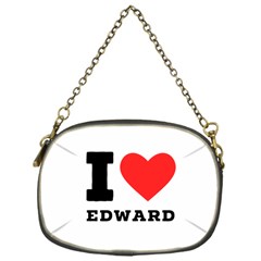 I Love Edward Chain Purse (one Side) by ilovewhateva