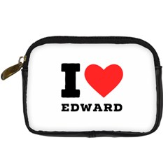 I Love Edward Digital Camera Leather Case by ilovewhateva