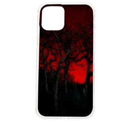 Dark Forest Jungle Plant Black Red Tree Iphone 12 Pro Max Tpu Uv Print Case by Semog4