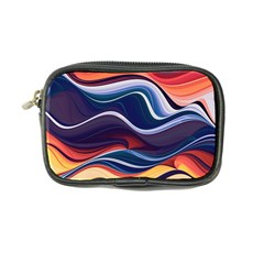 Wave Of Abstract Colors Coin Purse