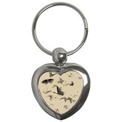 Vintage Old Fashioned Antique Key Chain (heart)