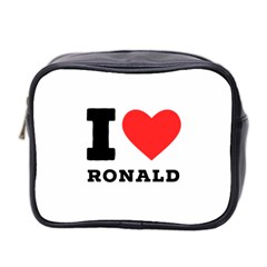 I Love Ronald Mini Toiletries Bag (two Sides) by ilovewhateva